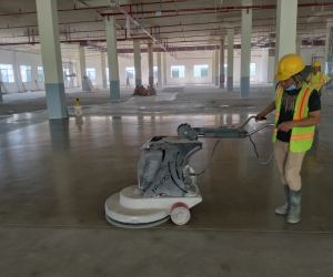 Project   : GESIN  - Phase III (Thi công mài bóng bê tông lộ muối tiêu)