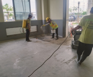 Project   : GESIN  - Phase III (Thi công mài bóng bê tông lộ muối tiêu)