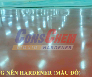 Công xoa nền và mài bóng nền Hardener (màu đỏ)