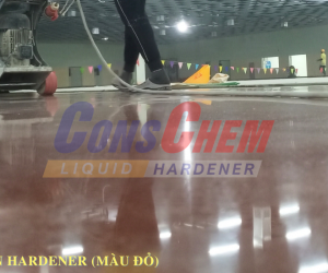 Công xoa nền và mài bóng nền Hardener (màu đỏ)