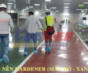 Công xoa nền và mài bóng nền Hardener (màu đỏ)