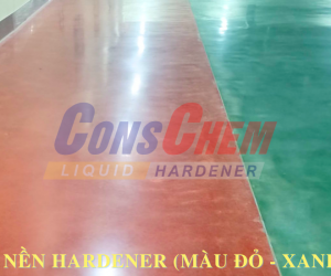 Công xoa nền và mài bóng nền Hardener (màu đỏ)
