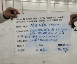 Project: Nhà Máy Dược Phẩm GMP-EU Long Hậu – Chi Nhánh Công Ty CPDP 3/2